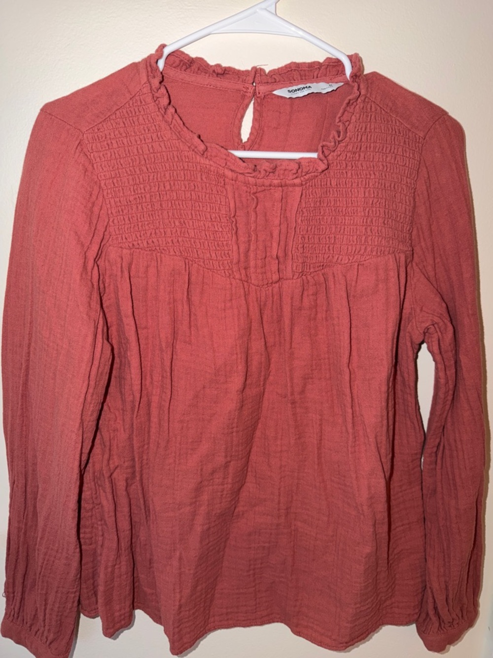 Sonoma Women's Long-Sleeve Dusty Rose